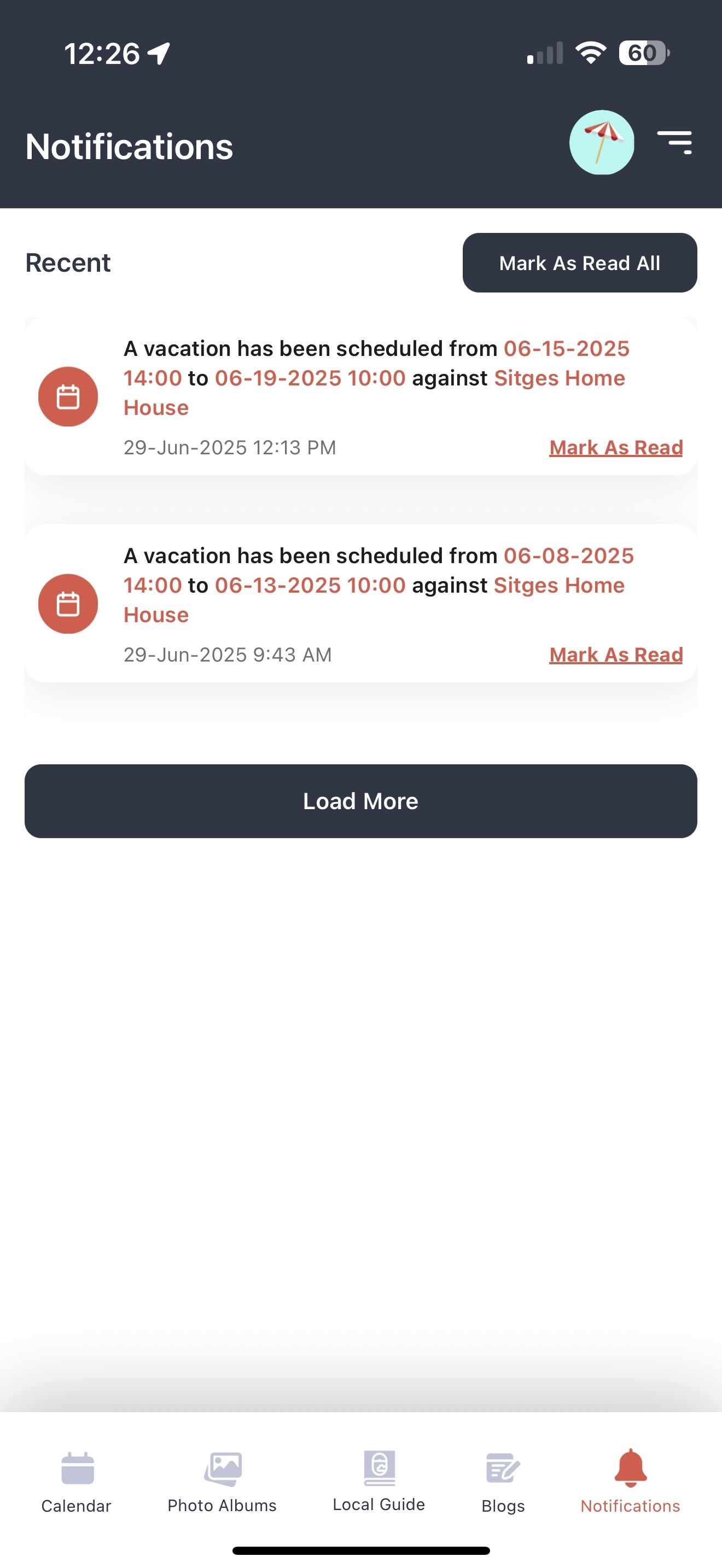 Notifications